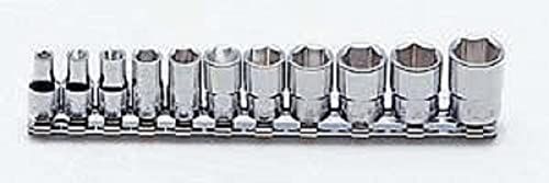 研究所 Ko-ken ソケットレールセット 6角 RS 2400 M 11 差込角 6.35 mm 11点