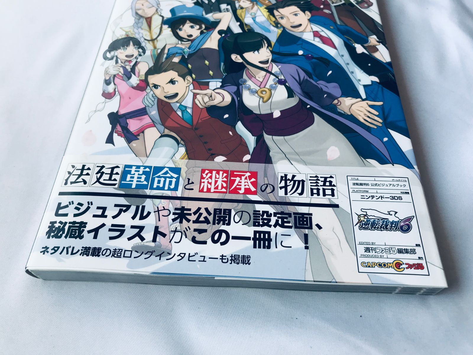 逆転裁判 6 公式ビジュアルブック Amazon.co.jp: 逆転裁判6 公式ビジュアルブック (カプコンファミ