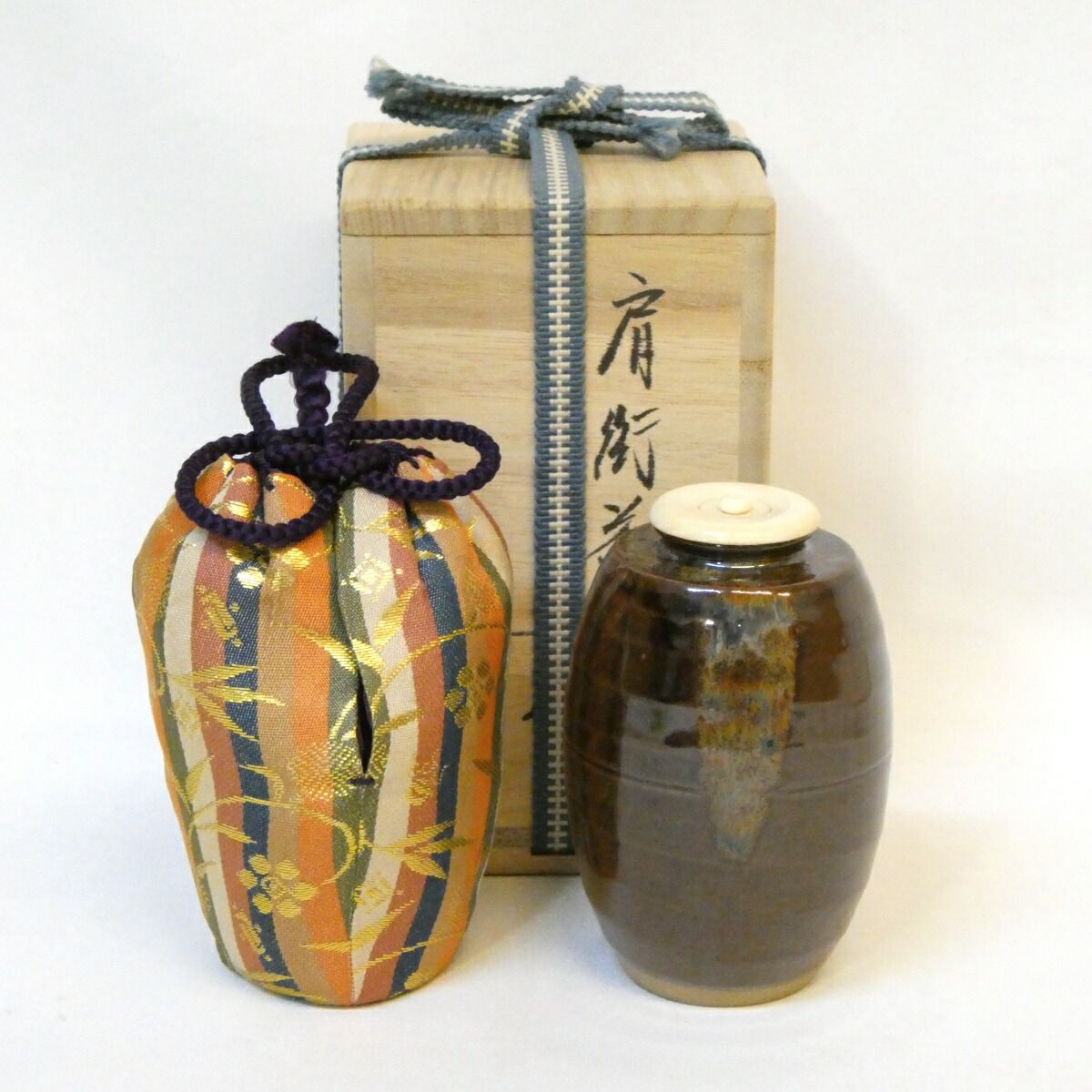 肩衝茶入　茶道具　平安喜山作　期間限定価格 Yahoo!オークション - 【茶道具】肩衝茶入 平安 万代 喜山 造 在