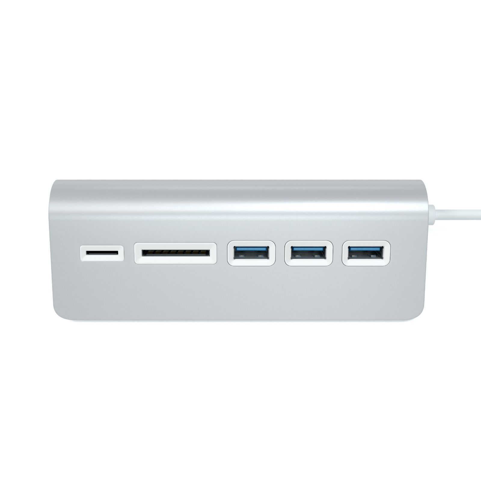 USB-A　iMac,　Pro,　在庫処分】Satechi　tosho　メルカリ　ハブ＆カードリーダー　3.0　Pro,　MacBook　XPS　Surface　Dell　MacBook,　アルミニウム　など対応（シルバー）