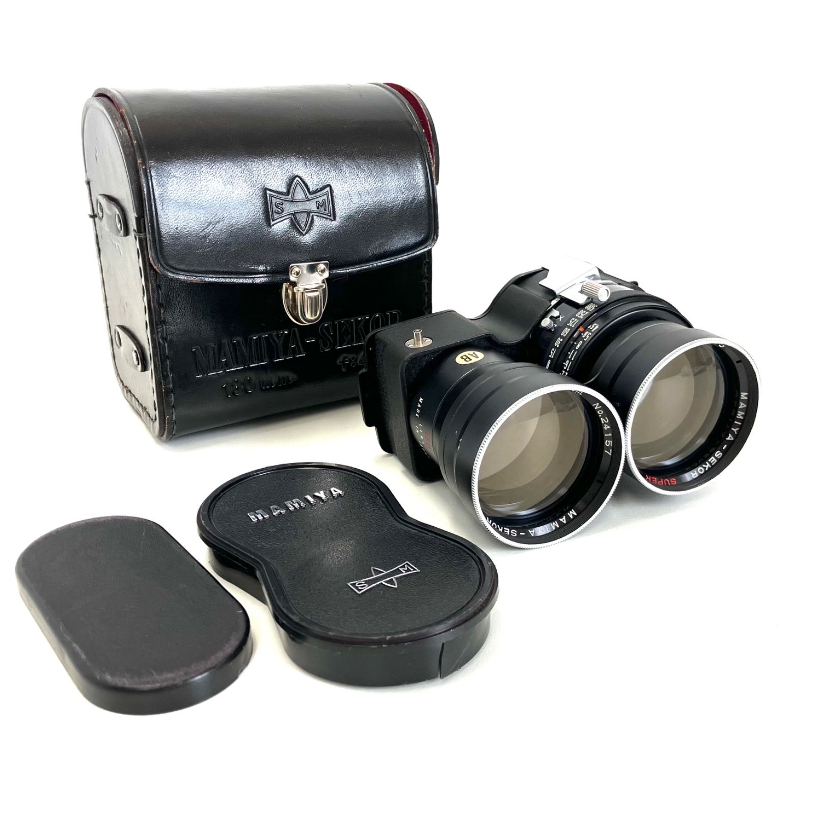 585749】 MAMIYA SEKOR SUPER 180mm F4.5 二眼レンズ 美品