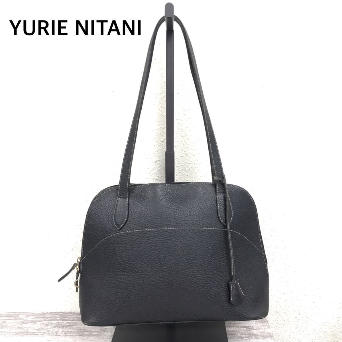 M2212-G◇yurie nitani ユリエニタニ トートバッグ◇グレー 無地