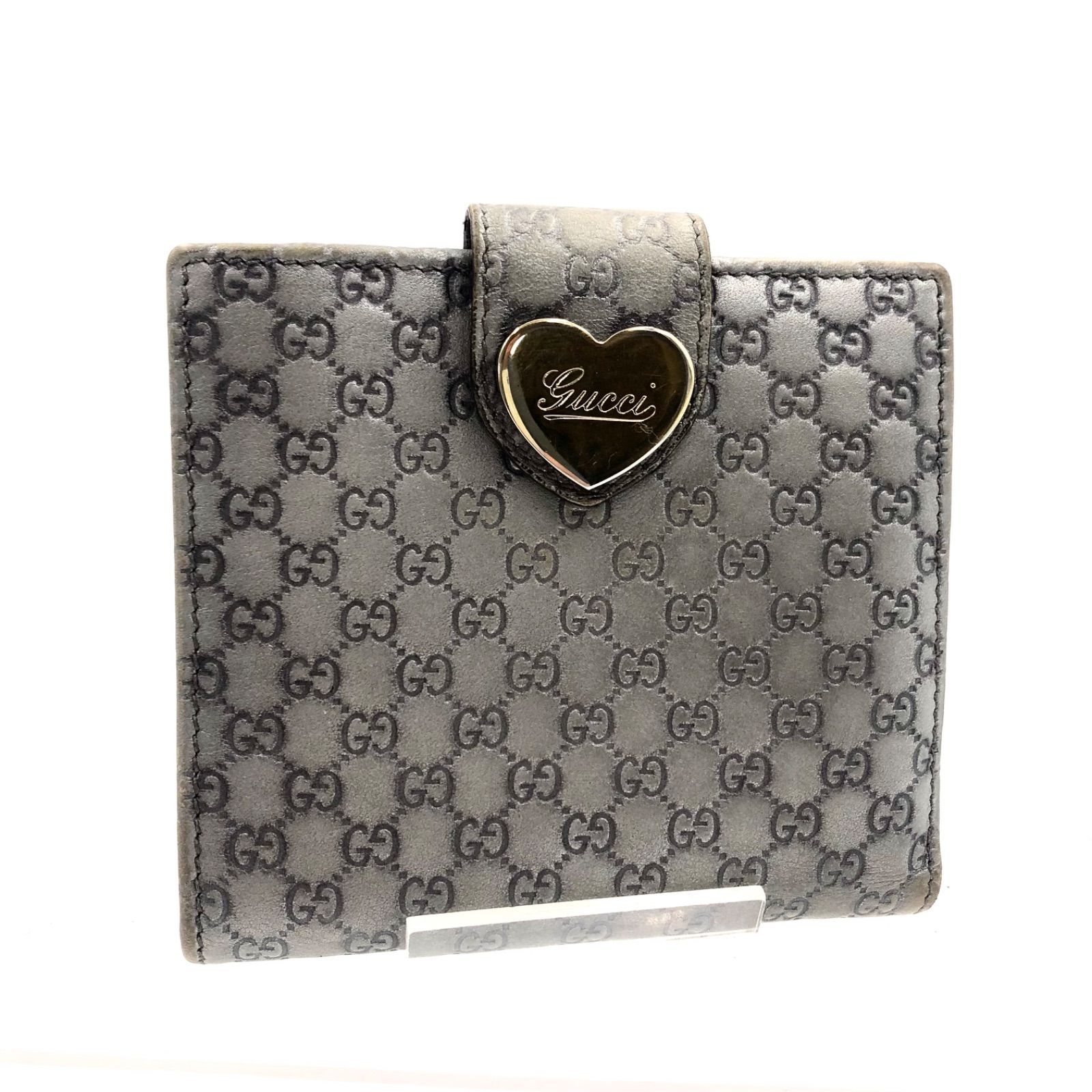 ✨新品未使用✨　GUCCI ミニ財布　筆記体ロゴ　折り財布　二つ折り　水色 ✨新品未使用✨ GUCCI ミニ財布 筆記体ロゴ 折り財布 二つ折り 水色