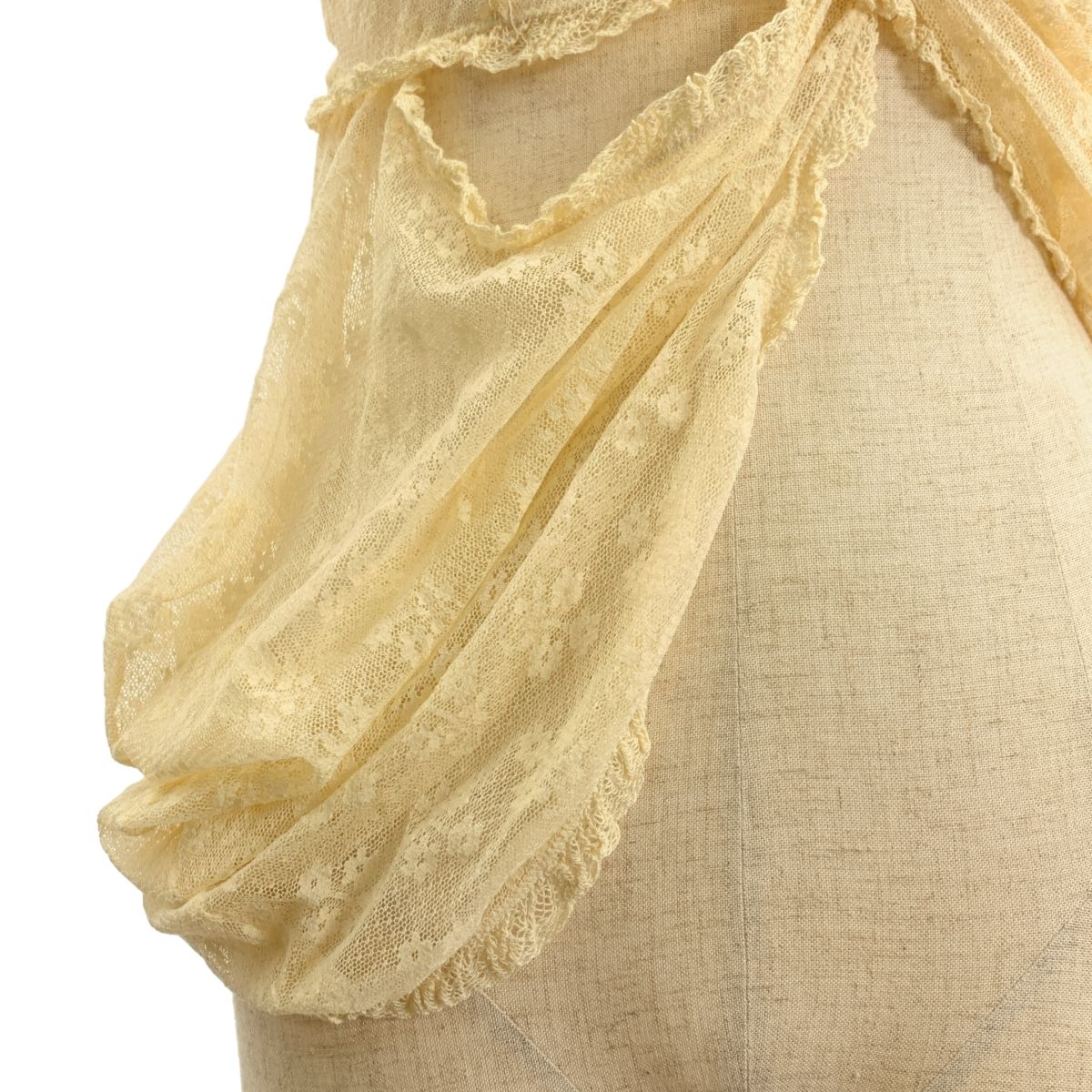 美品】 YUHAN WANG / ユハン ワン | 変形 立体 レース ブラウス | S  