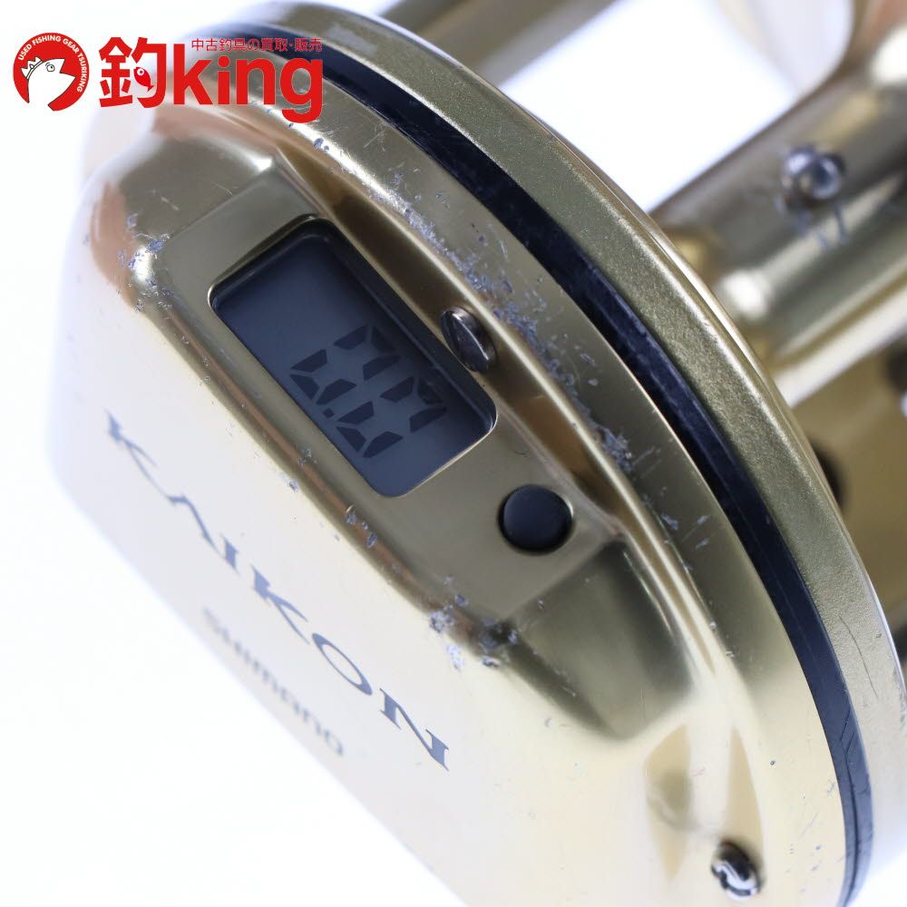 SHIMANO - 【中古】 シマノ 15 海魂 3000T （1）Ti Tsuri Musha ハンドル付  /V077M シマノ 15 海魂 3000T （1）Ti Tsuri Musha ハンドル付 /V077M