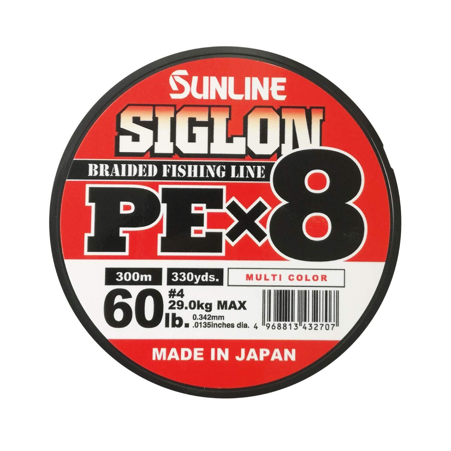 300m / 4号 / 60LB サンライン(SUNLINE) ライン シグロン PEx8 300m 5 