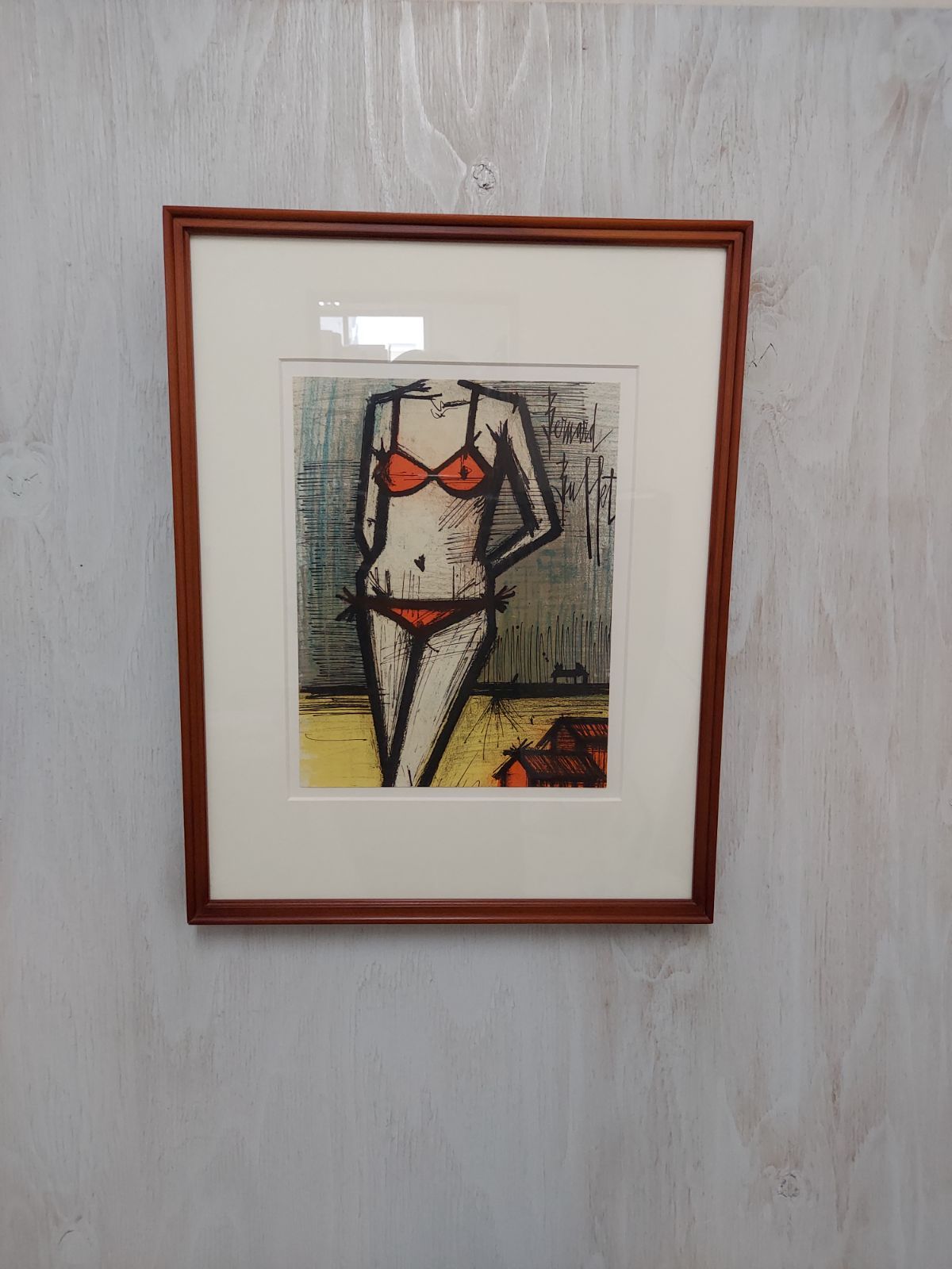 ベルナールビュッフェ 海水浴 ベルナール･ビュッフェ アート 絵画 リトグラフ