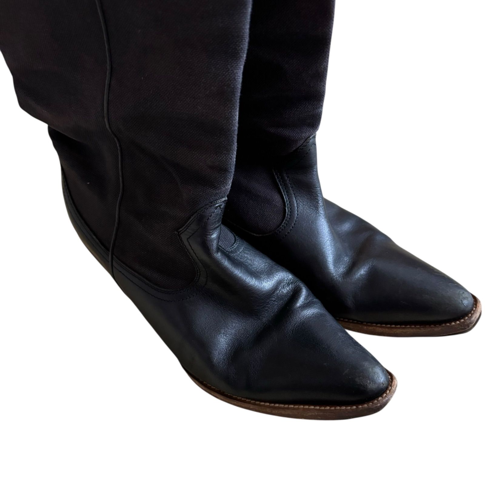 Maison Margiela⭐︎ウエスタンブーツ /37 Maison Margiela□TABI 革ウエスタンブーツ (Maison Margiela