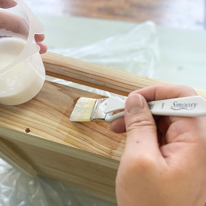 ハンディ クラウン Sｍｏｏｓｙ工作小物用 ニス ステイン向け刷毛 やわらかめ 30mm 40本入 小箱 0