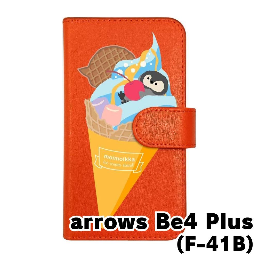 arrows Be4 Plus F-41B レッド ペンギン柄ケース付 新品未使用】 arrows Be4 Plus F-41B アローズビー4プラス