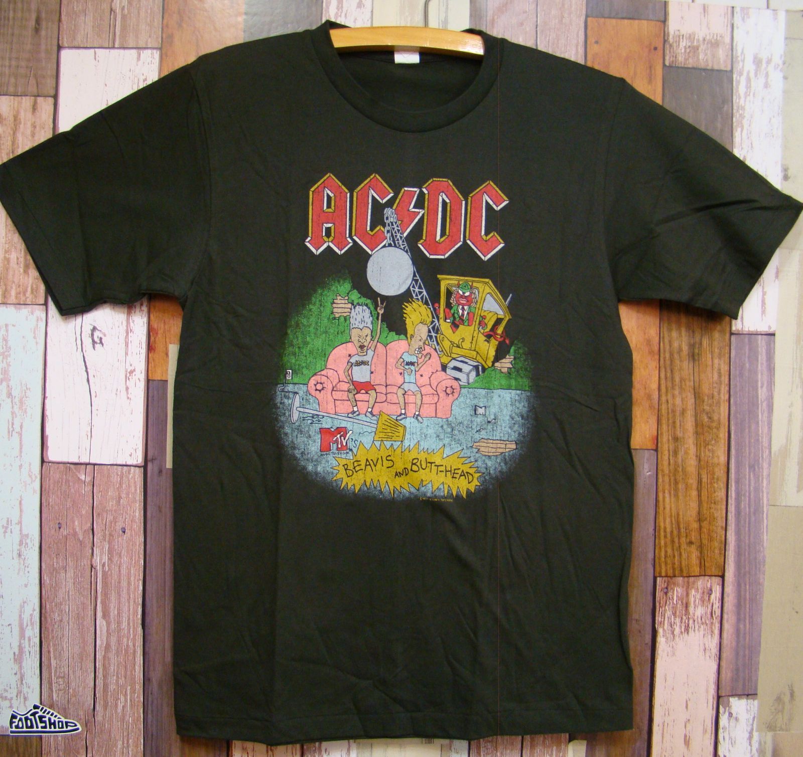 AC/DC 黒① Tシャツ XL アンガス・ヤング