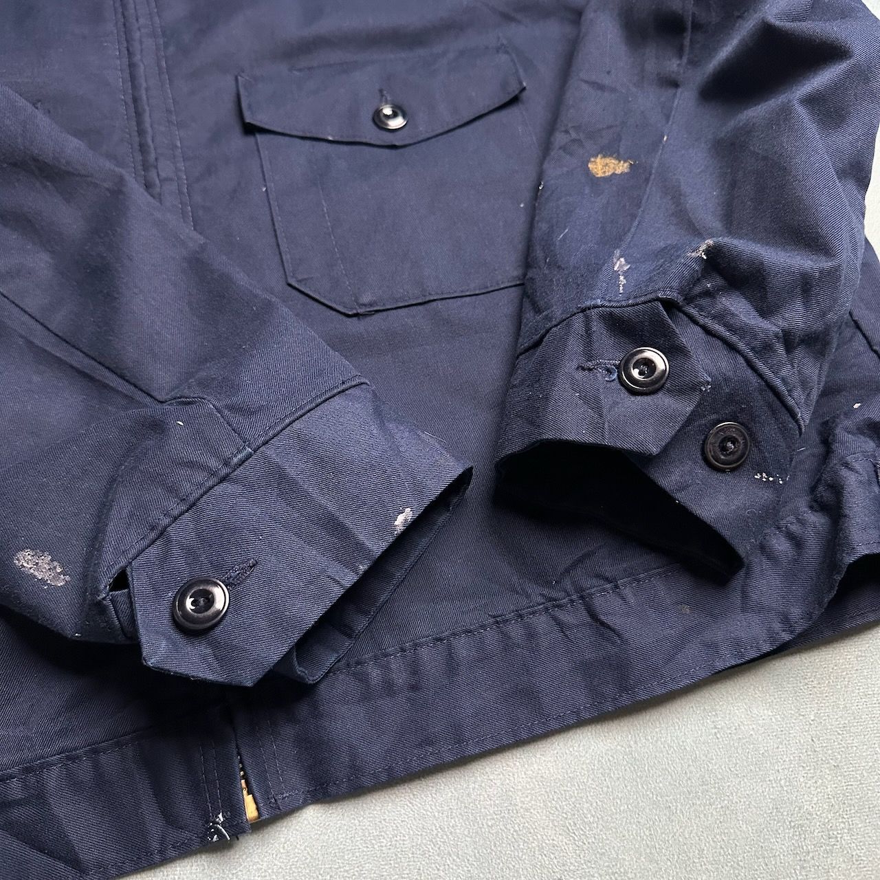 60s TALON ワークジャケット 雰囲気系 ネイビー XL 古着 - メルカリ