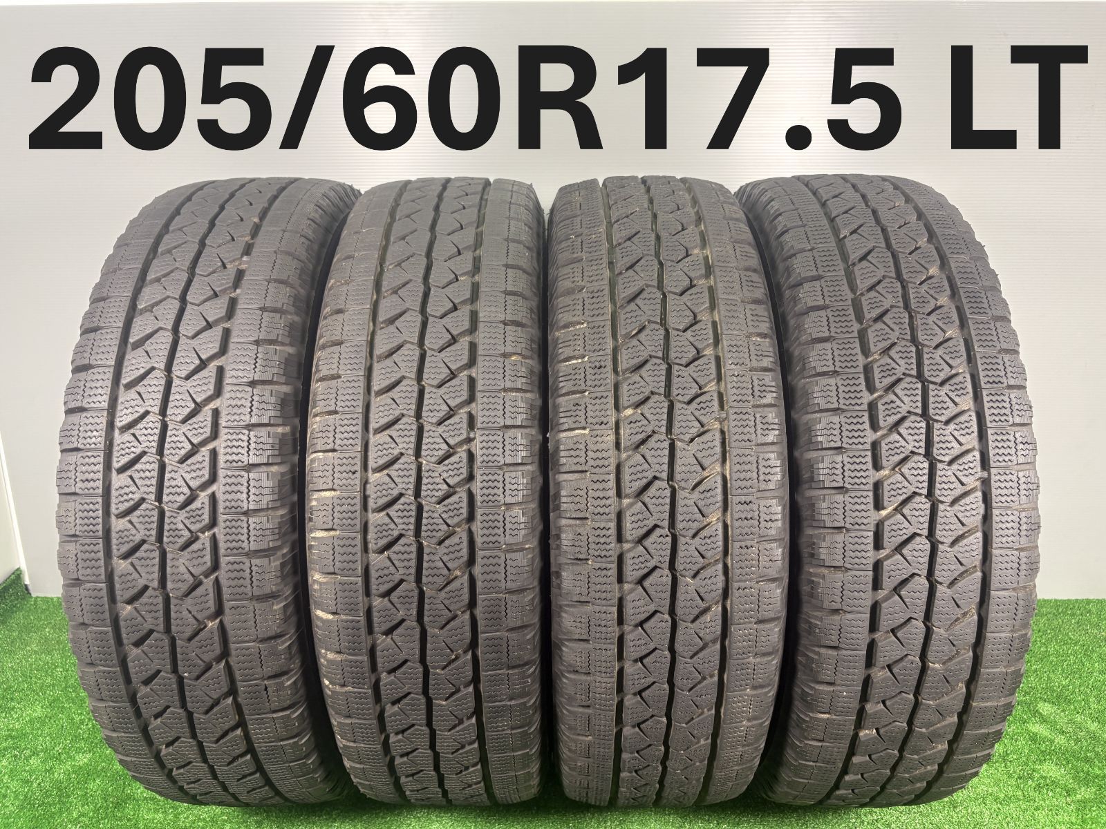 送料無料 205|60R17.5LT ブリヂストン W979 2025年製 4本 冬タイヤ スタッドレス TA581