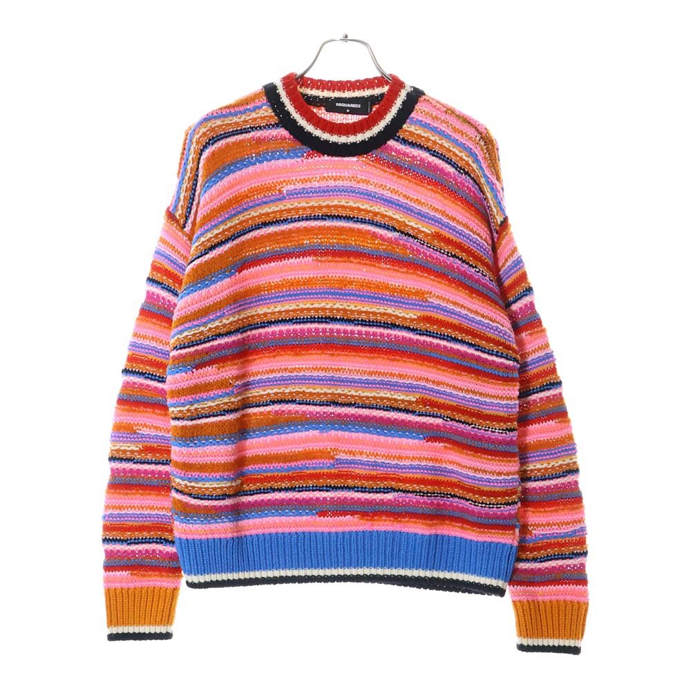 DSQUARED 2 ディースクエアード 編み込み ケーブルニット ウール DSQUARED2 - DSQUARED2 ドッキング ウール ニットの通販 by