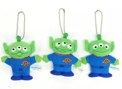 中古】ぬいぐるみ リトル・グリーン・メン ぬいぐるみバッジセット