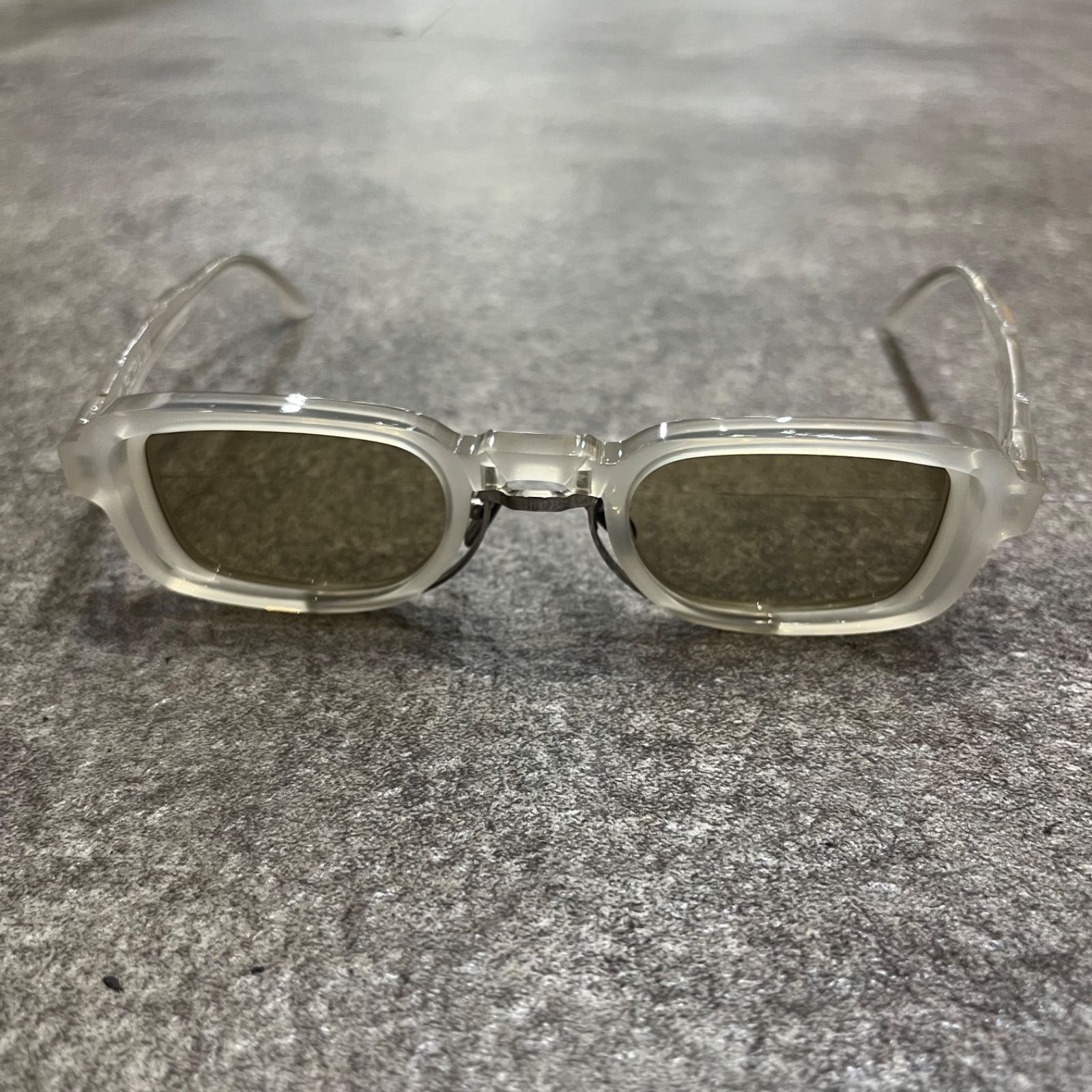 KUBORAUM Maske N12 サングラス メガネ 眼鏡 クボラム ホワイトクリア 