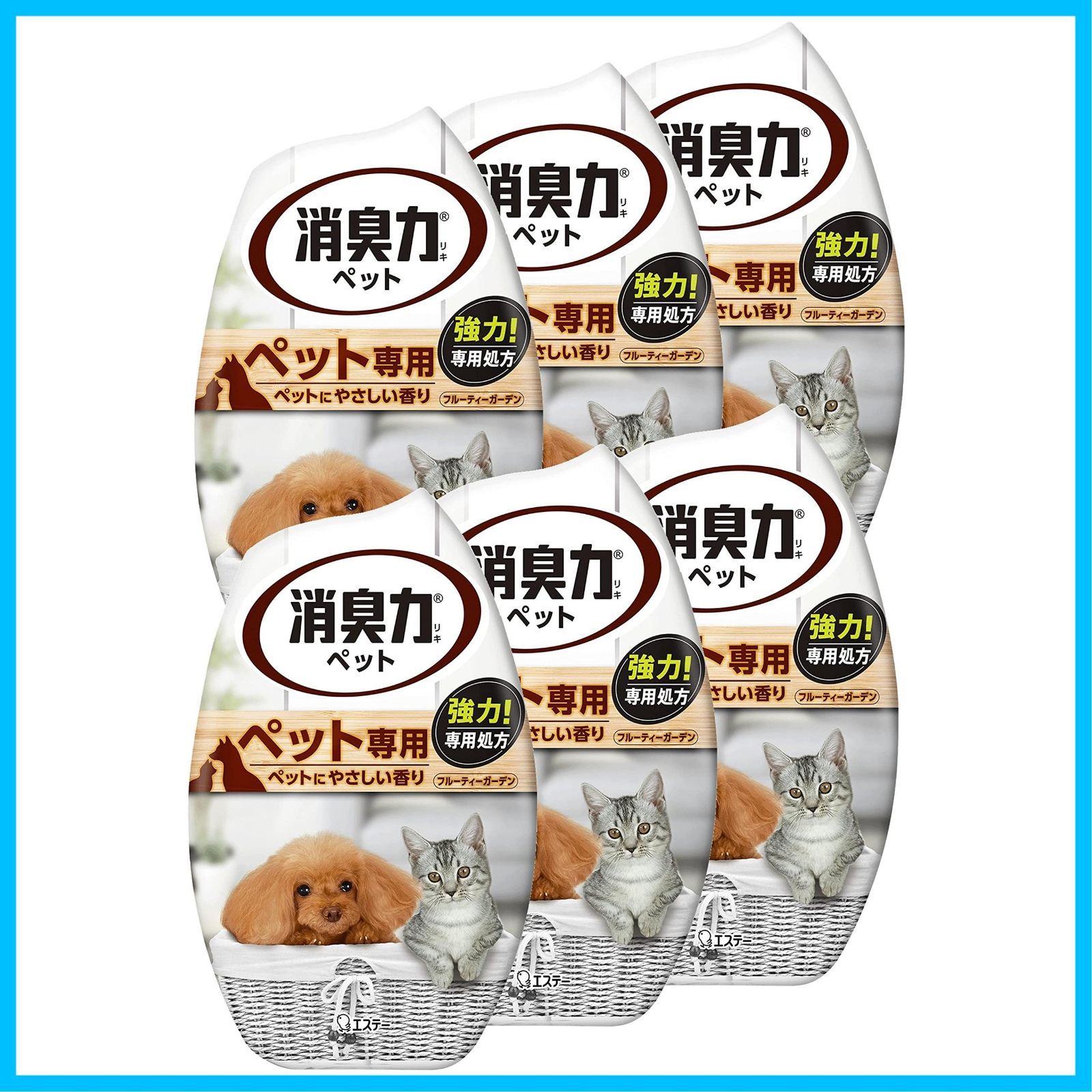 新着商品 消臭剤 消臭 寝室 部屋用 部屋 ペット お部屋の消臭力 400mL×6個 芳香剤 フルーティーガーデン 置き型 ペット用 まとめ買い 消臭力