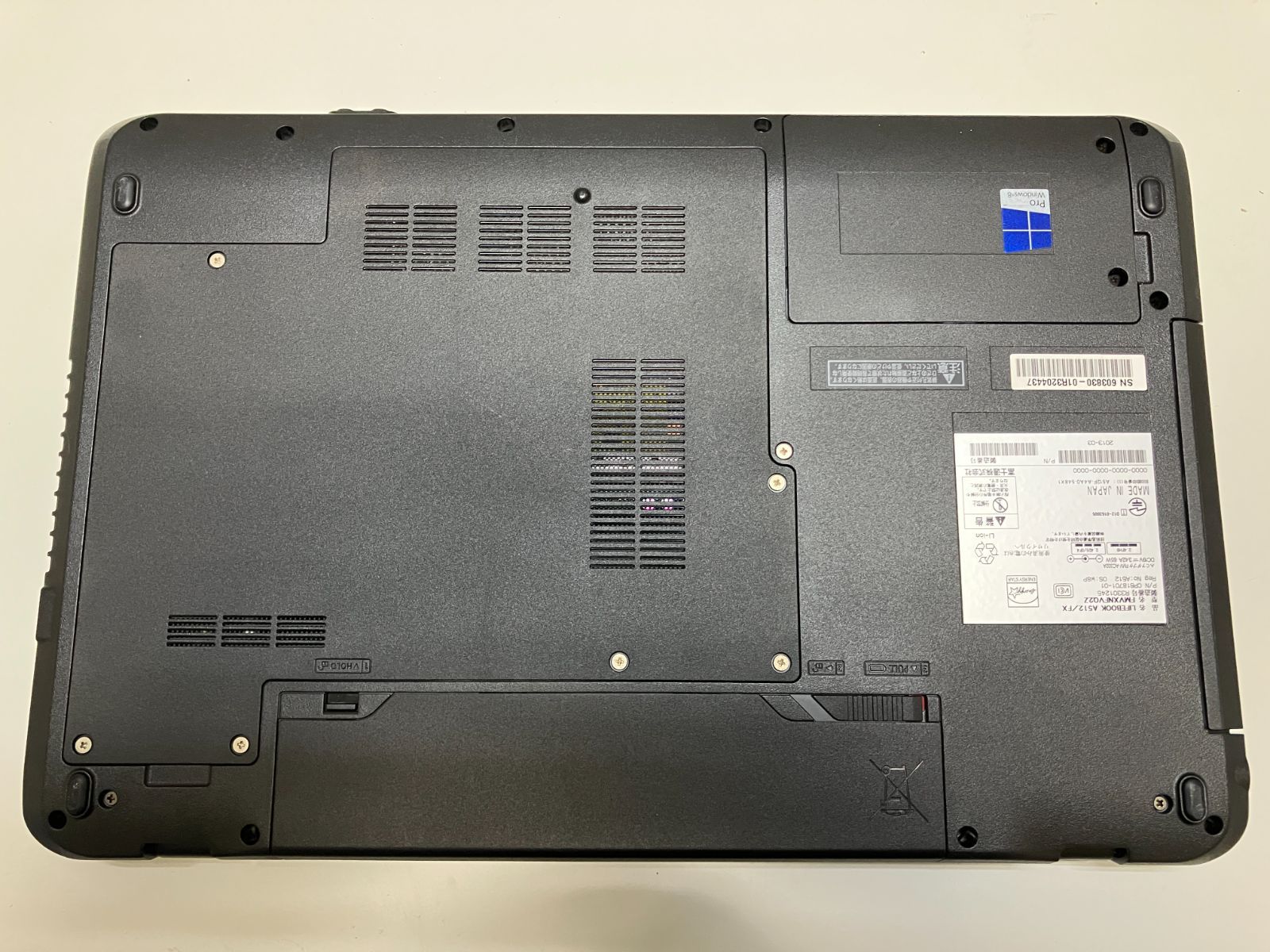 ジャンク】富士通 LIFEBOOK A512/FX ノートPC - メルカリ