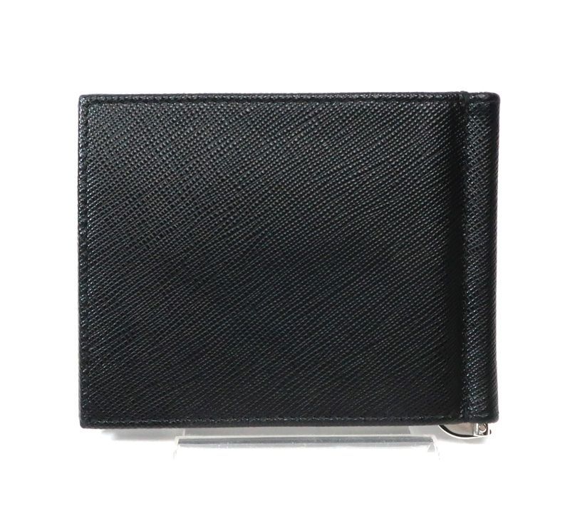 美品✨RFID内蔵 PRADA プラダ サフィアーノ マネークリップ 財布 PRADA プラダ 2025秋冬 メンズ マネークリップ付サフィアーノ