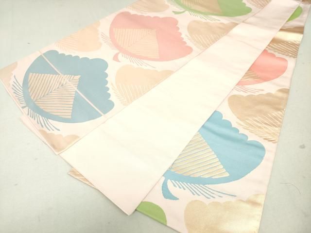 新品・未使用★南天柄の着物と袋帯 袷 新品・未使用☆南天柄の着物と袋帯 袷