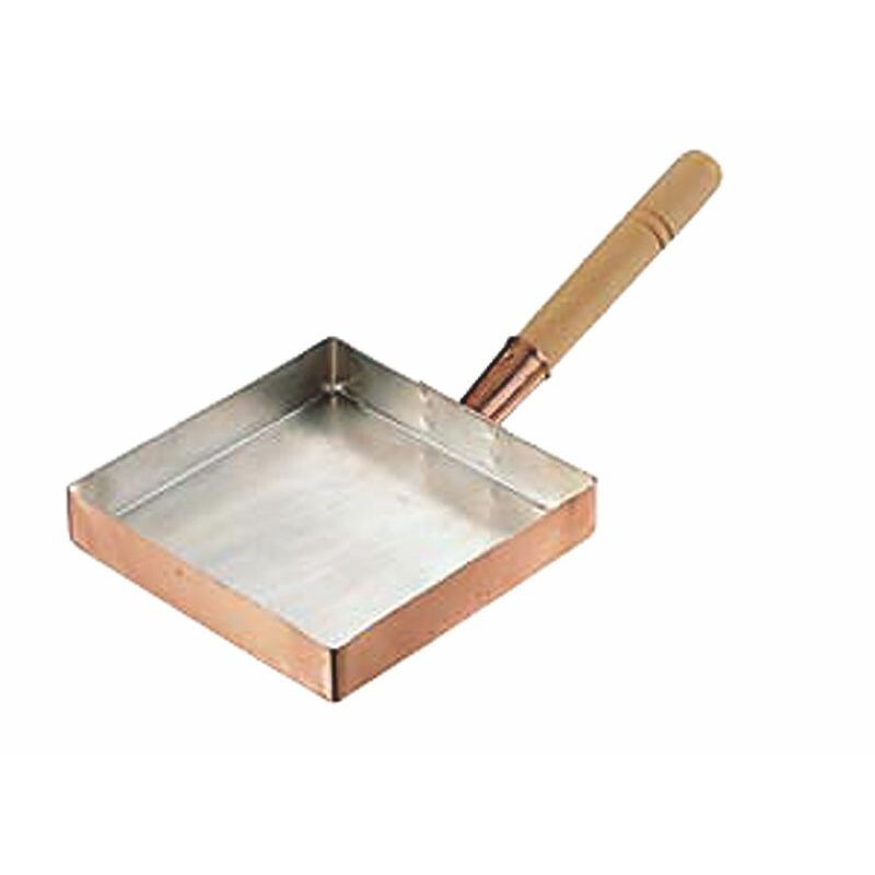 銅製 両手鍋 ＆ 銅製 丸新18センチ玉子焼き器 セット 新品 丸新銅器 銅製 玉子焼器 玉子焼き器 卵焼き器 18㎝ フライパン