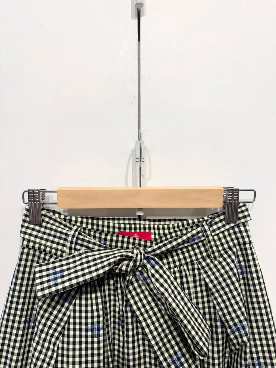 Vivienne Westwood ヴィヴィアン ウエストウッド ギンガムチェック ボタン スカート SIROKUMA-CORPORATION_COM