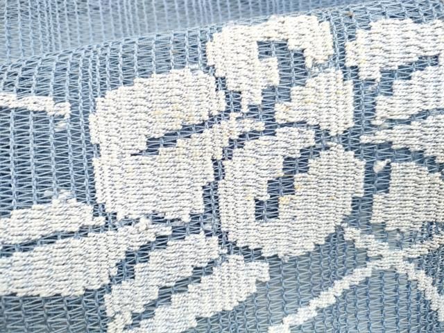 平和屋着物＊夏物 八寸名古屋帯 羅 草花文 正絹 逸品 DAAX5870cm