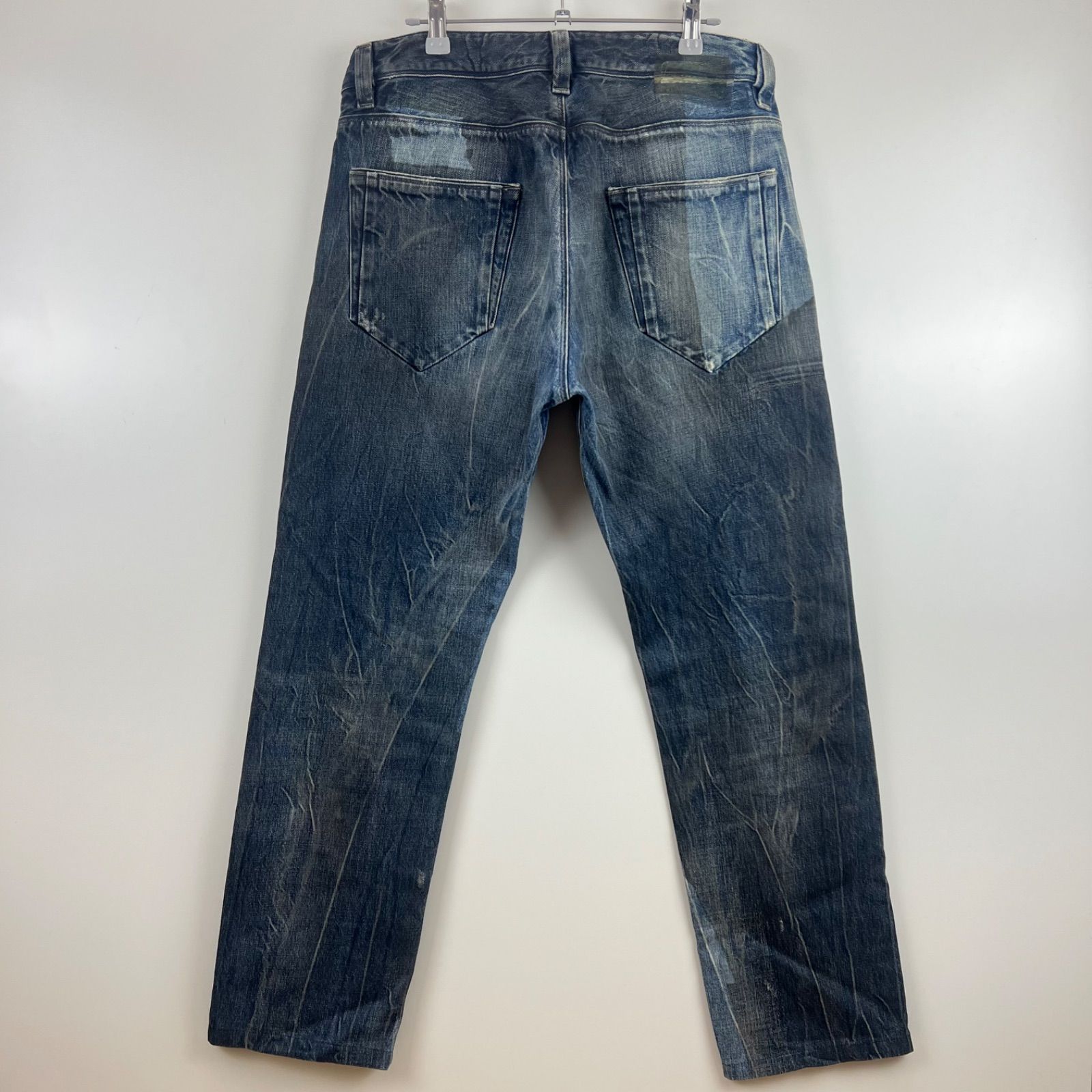 DIESEL black gold y2k archive grunge denim pants 32 SAMPLE 