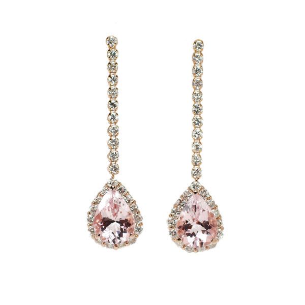 櫻井彩子 モルガナイト ダイヤモンドピアス18ピンクゴールド 櫻井彩子 モルガナイト ダイヤモンドピアス18ピンクゴールド 最終価格