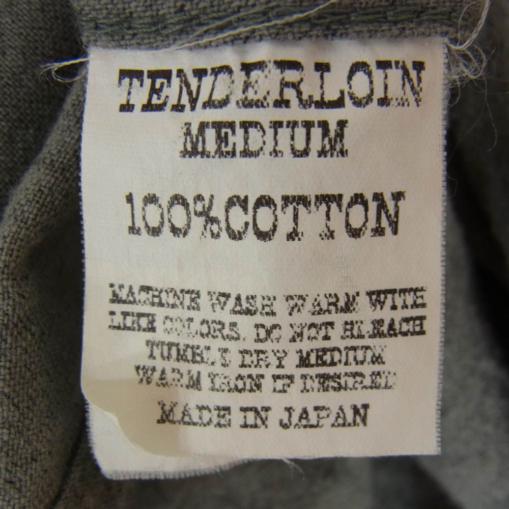 TENDERLOIN 長袖ワークシャツ MEDIUM テンダーロイン TENDERLOIN 長袖 ワークシャツ トップス S