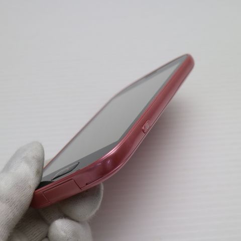 新品同様 F-03K らくらくスマートフォン me ピンク スマホ 即日発送 白ロム DoCoMo 富士通 土日祝発送OK 01000