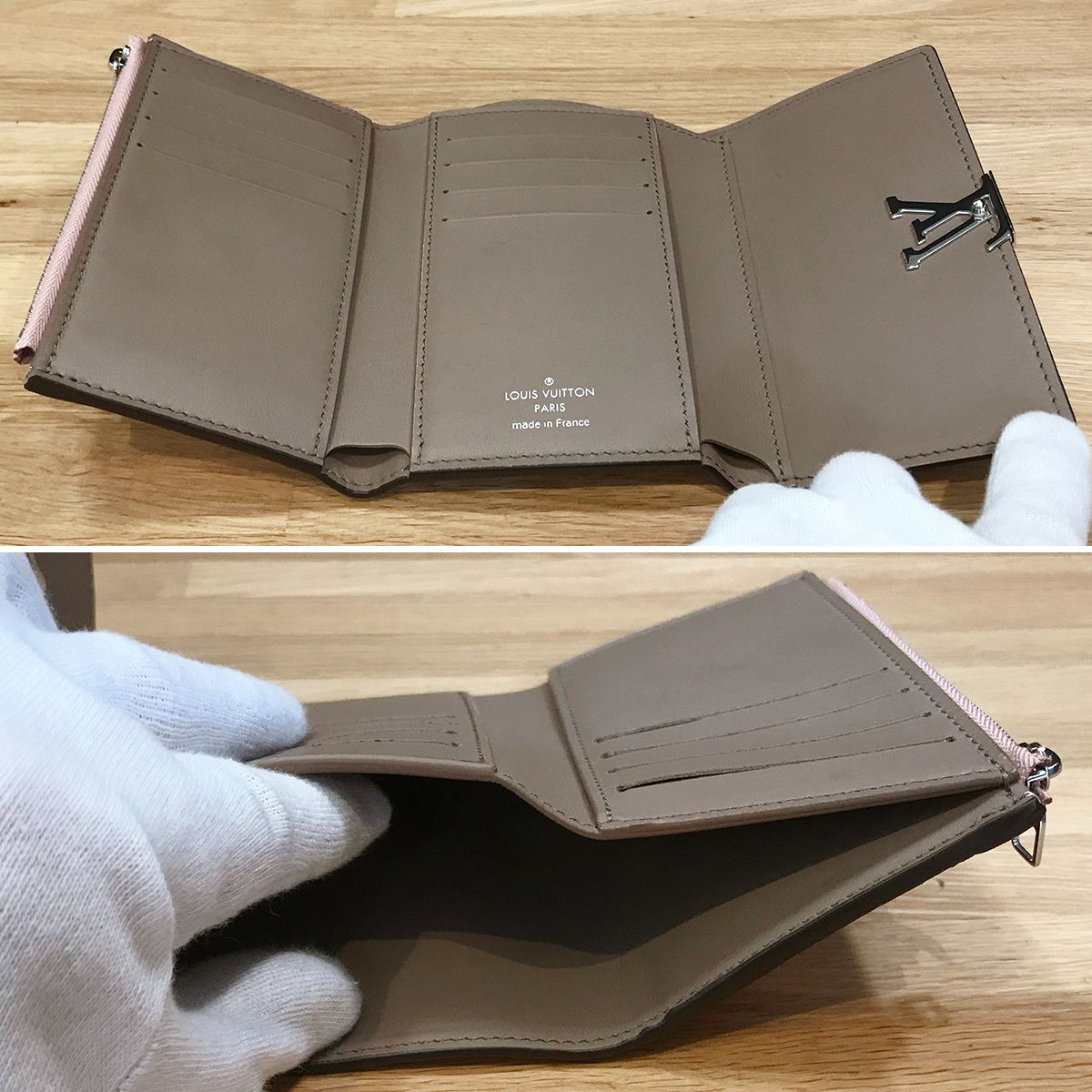 超美品】 ルイヴィトン 現行 ポルトフォイユ カプシーヌ コンパクト 