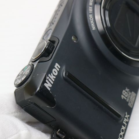 実写美⭕️良品【動作確認済】Nikon COOLPIX S9100 ブラック Amazon | NikonデジタルカメラCOOLPIX S9100 ノーブルブラック