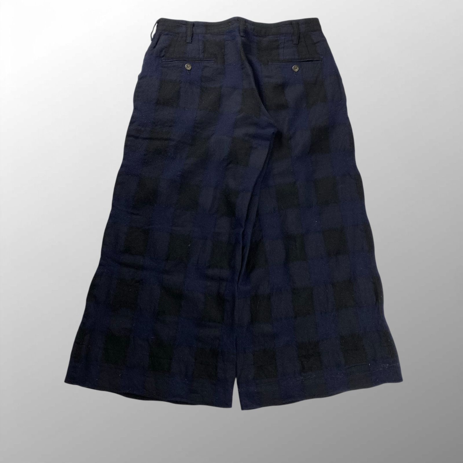 Y's ワイズ yohji yamamoto ヨウジヤマモト / ウール縮絨 チェック柄 2