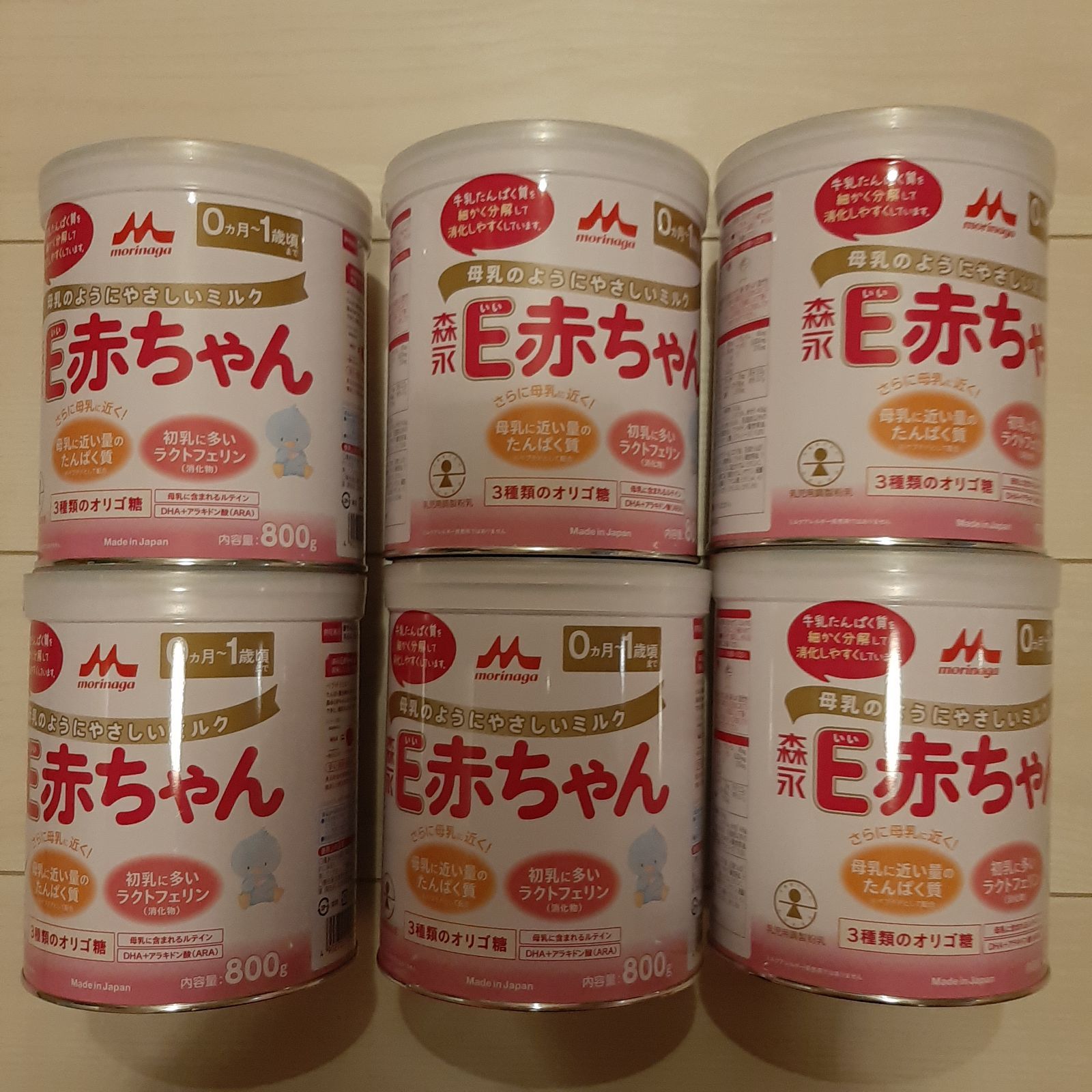 森永 E赤ちゃん 800g×6缶 - メルカリ