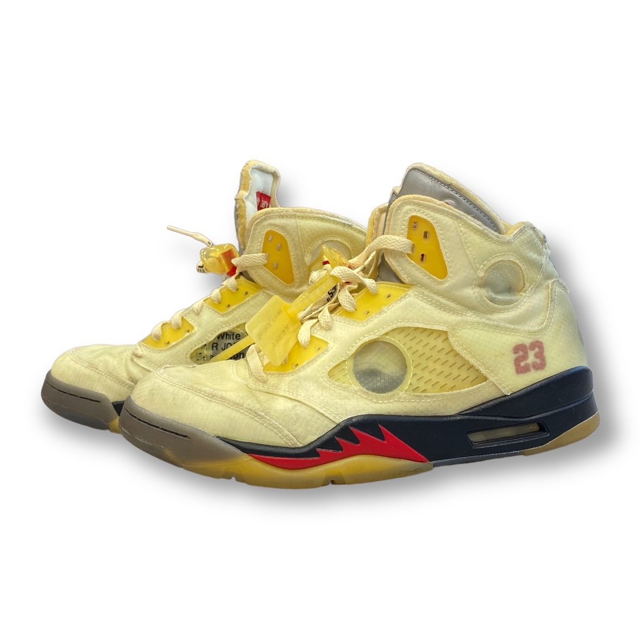 OFF-WHITE × NIKE AIR JORDAN 5 RETRO 28cm - メルカリ