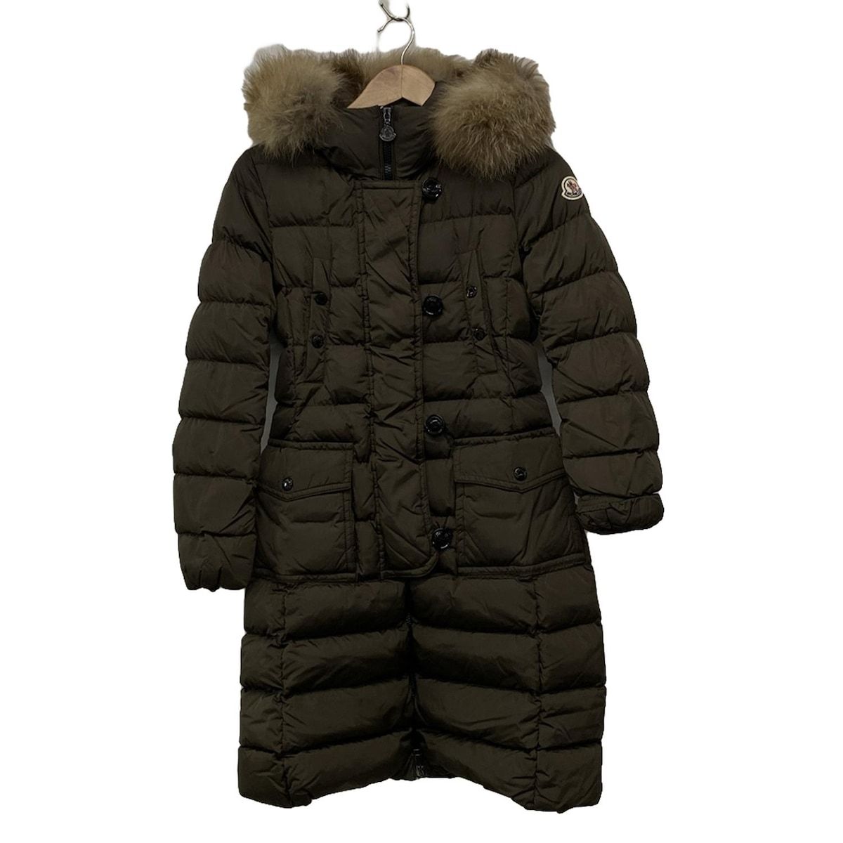 ✨美品✨MONCLERモンクレール　ジェノブリエ　ブラウン系　サイズ00 MONCLER(モンクレール) ダウンコート サイズ00 XS レディース