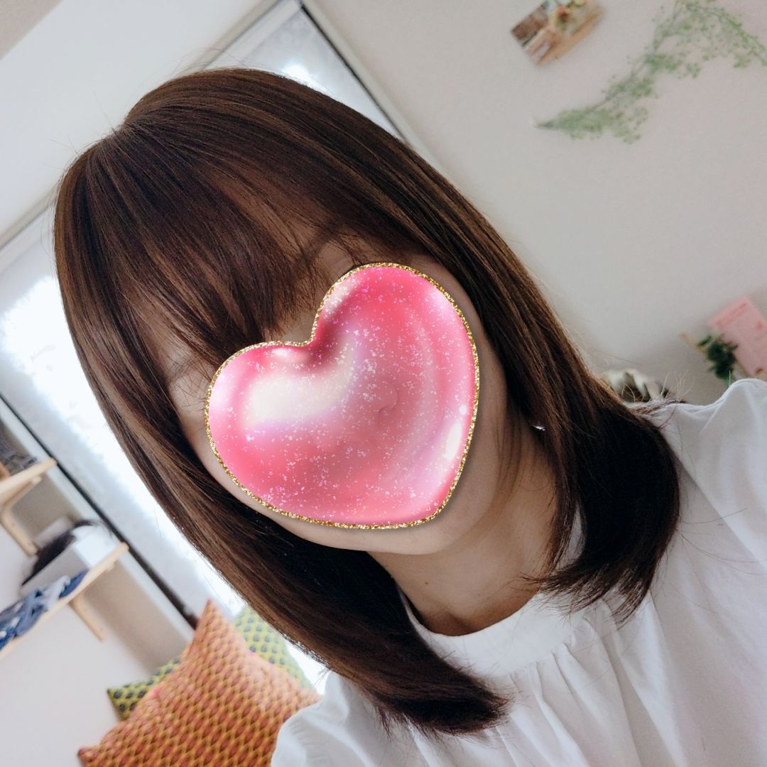 ✨サラサラ人毛100%✨レイヤー　ブラウン　後れ毛・うぶ毛カット済み　かつら