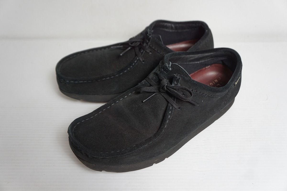 クラークス ワラビー ゴアテックス 26.5㎝ ブラック スエード 正規 定番 Clarks クラークス Wallabee GORE-TEX ゴアテックス