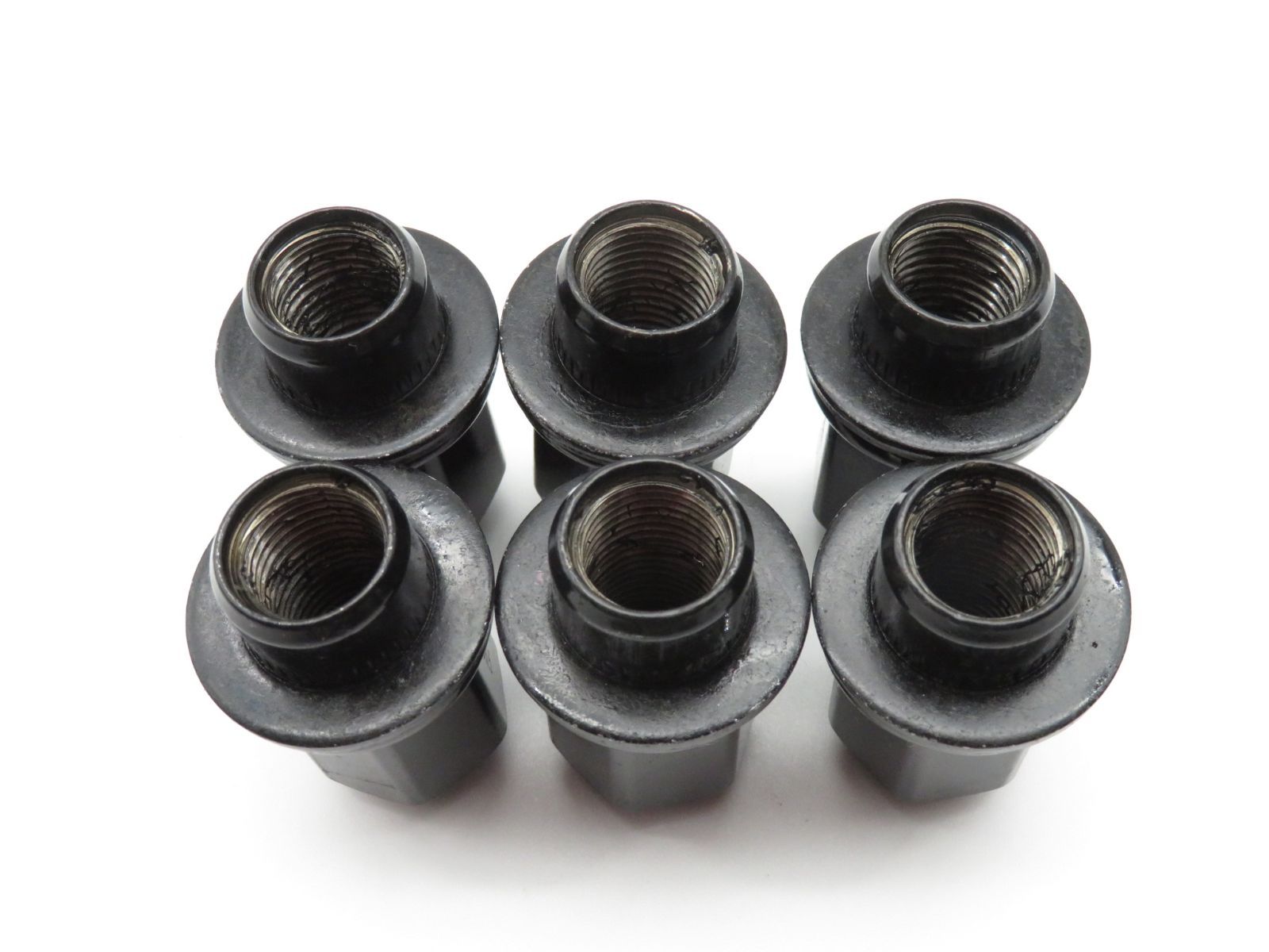 平座ナット 黒 ロング ナット M14 P1.5 24個 21HEX 47㎜ 純正ホイール 