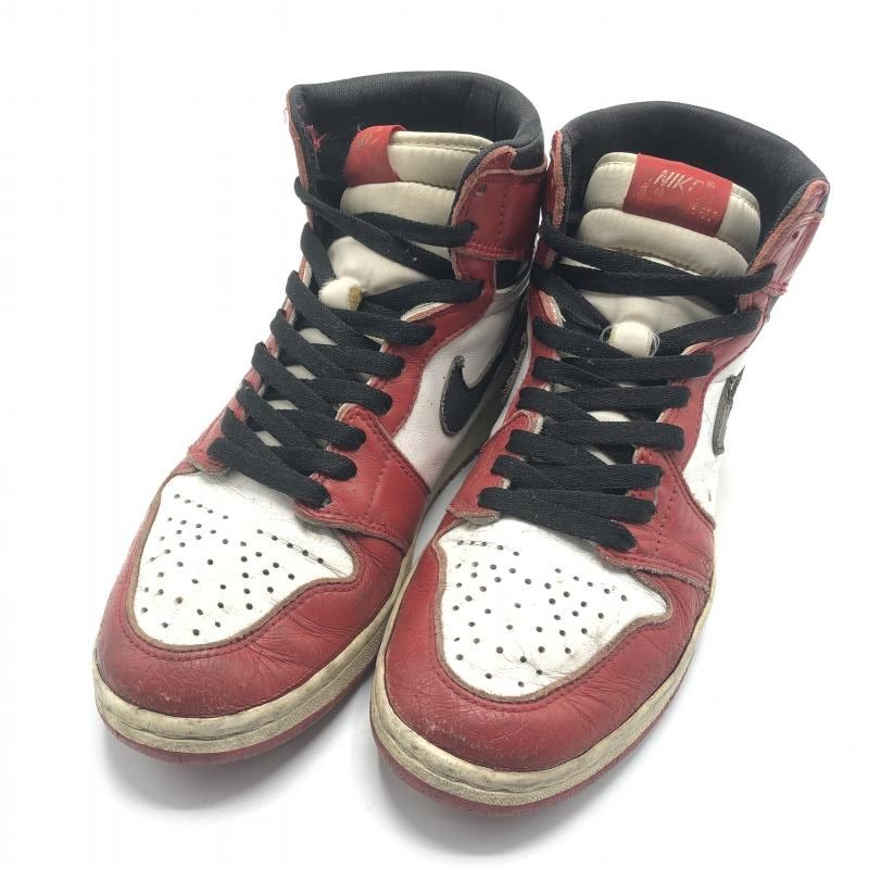 中古】NIKE AIR JORDAN1 レトロ シカゴ スニーカー 26cm 130207-101 