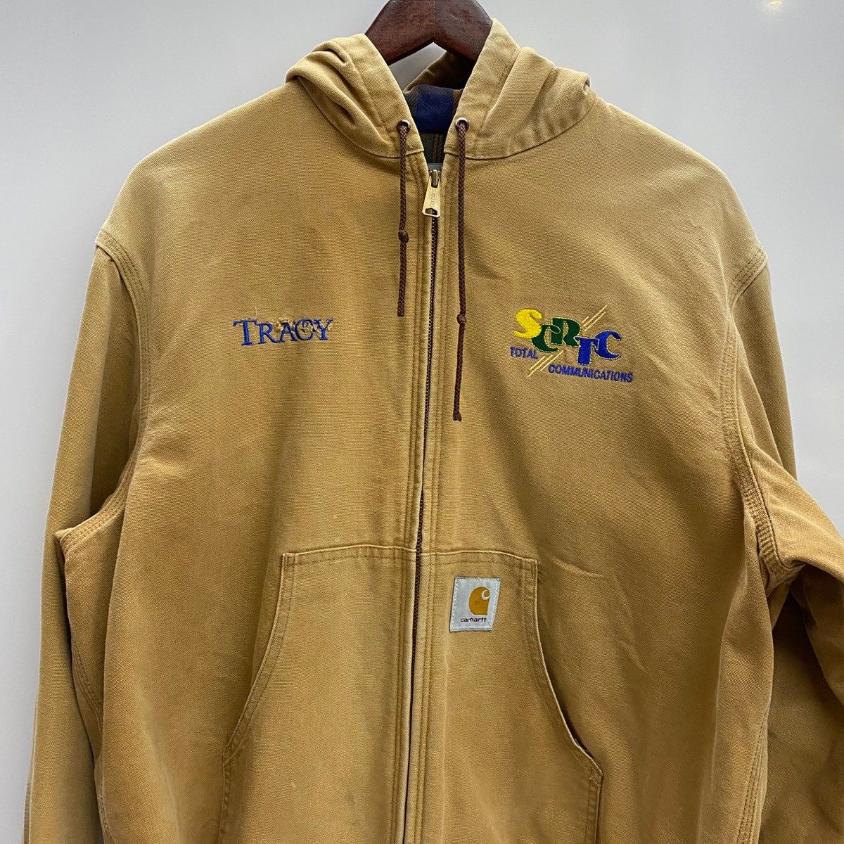 カーハート Carhartt アクティブジャケット パーカー 裏地チェック 