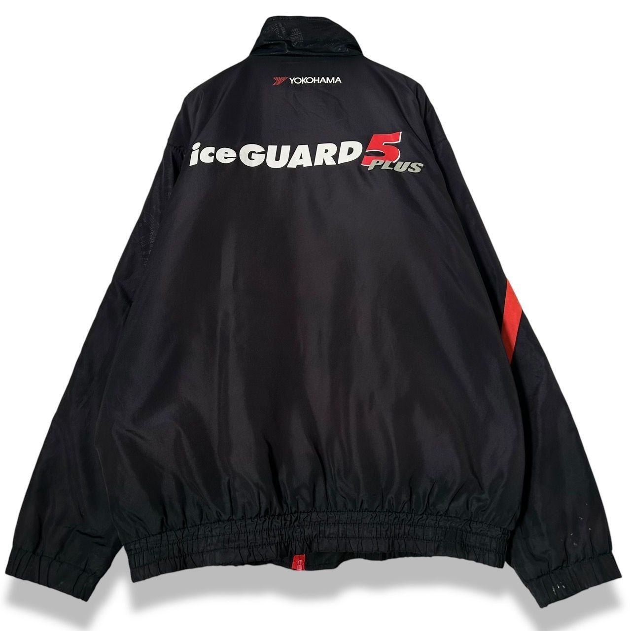 古着 ヨコハマタイヤ アイスガード YOKOHAMA Ice GUARD 薄中綿 ウィンドブレーカー スタッフジャンパー ブルゾン 企業ロゴ メンズL  黒 / N525 - メルカリ