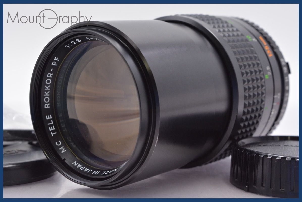 【極美品】ミノルタ MC TELE ROKKOR 135mm F2.8 212 MINOLTA MC TELE ROKKOR-PF 135mm F2.8 整備済【純正メタル
