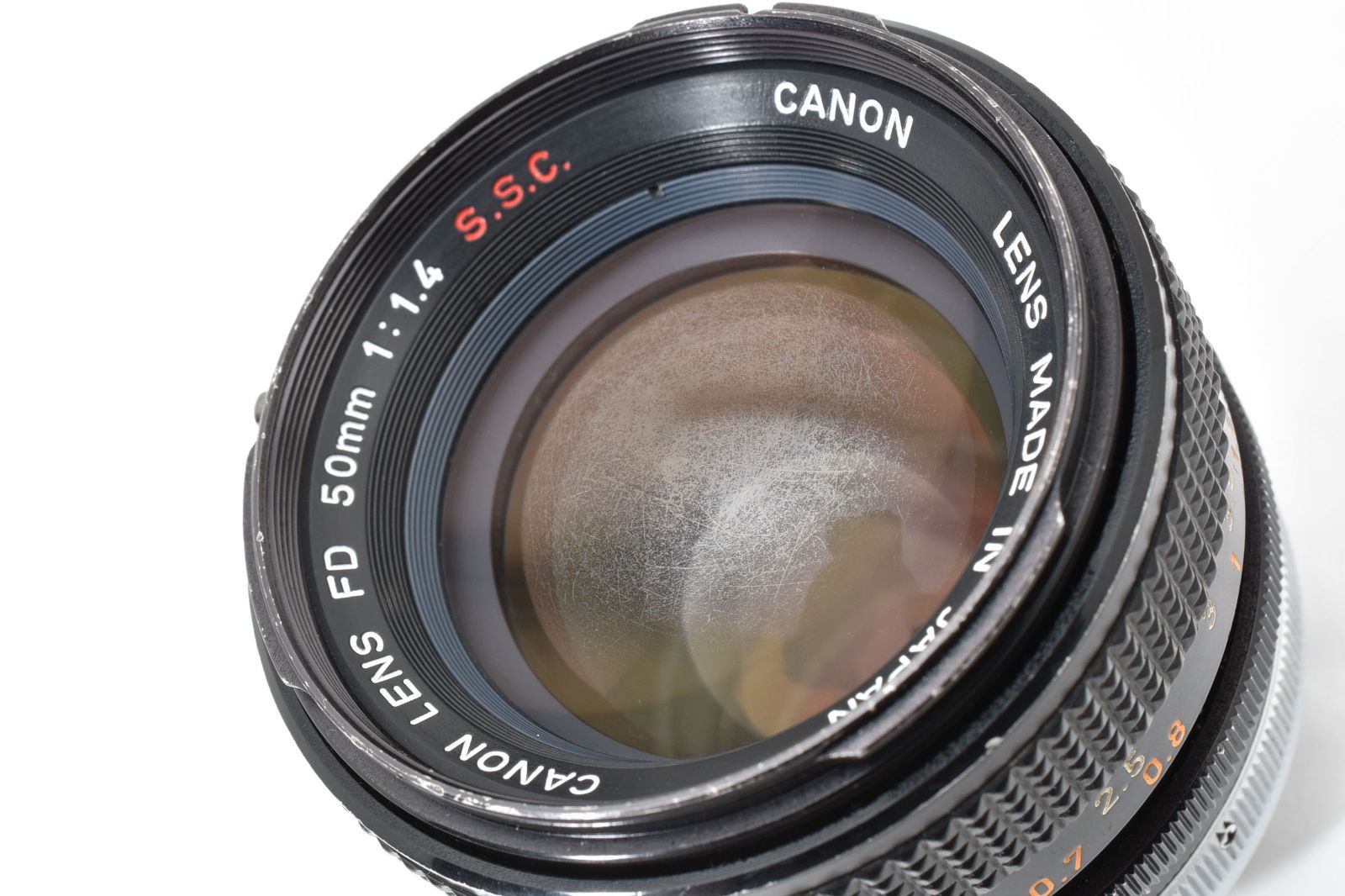 良品 Canon キヤノン new FD 50mm f1.4 単焦点 レンズ 