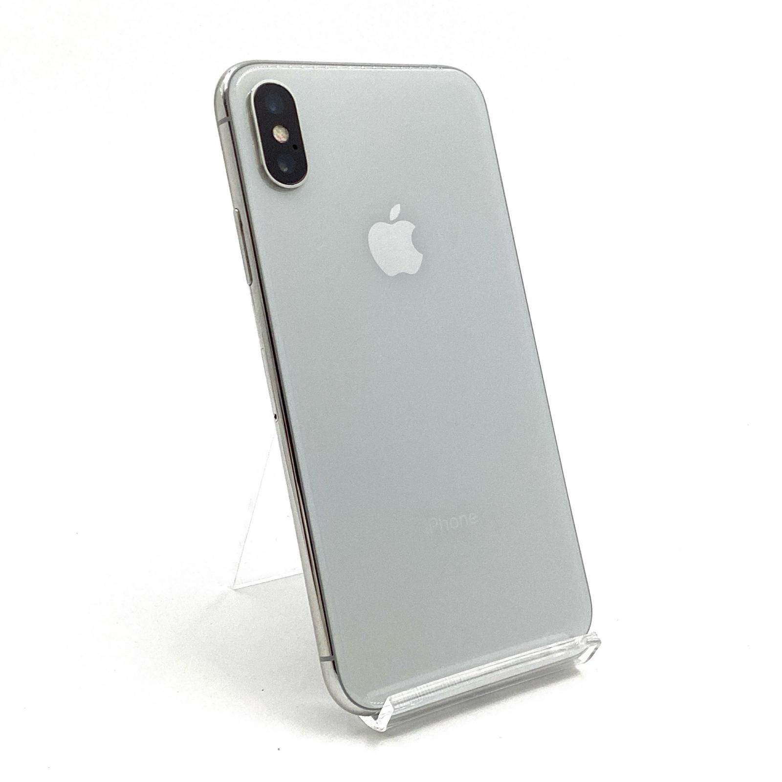 【最速発送】Apple iPhone X 64GB シルバー Softbank 白ロム【難有】