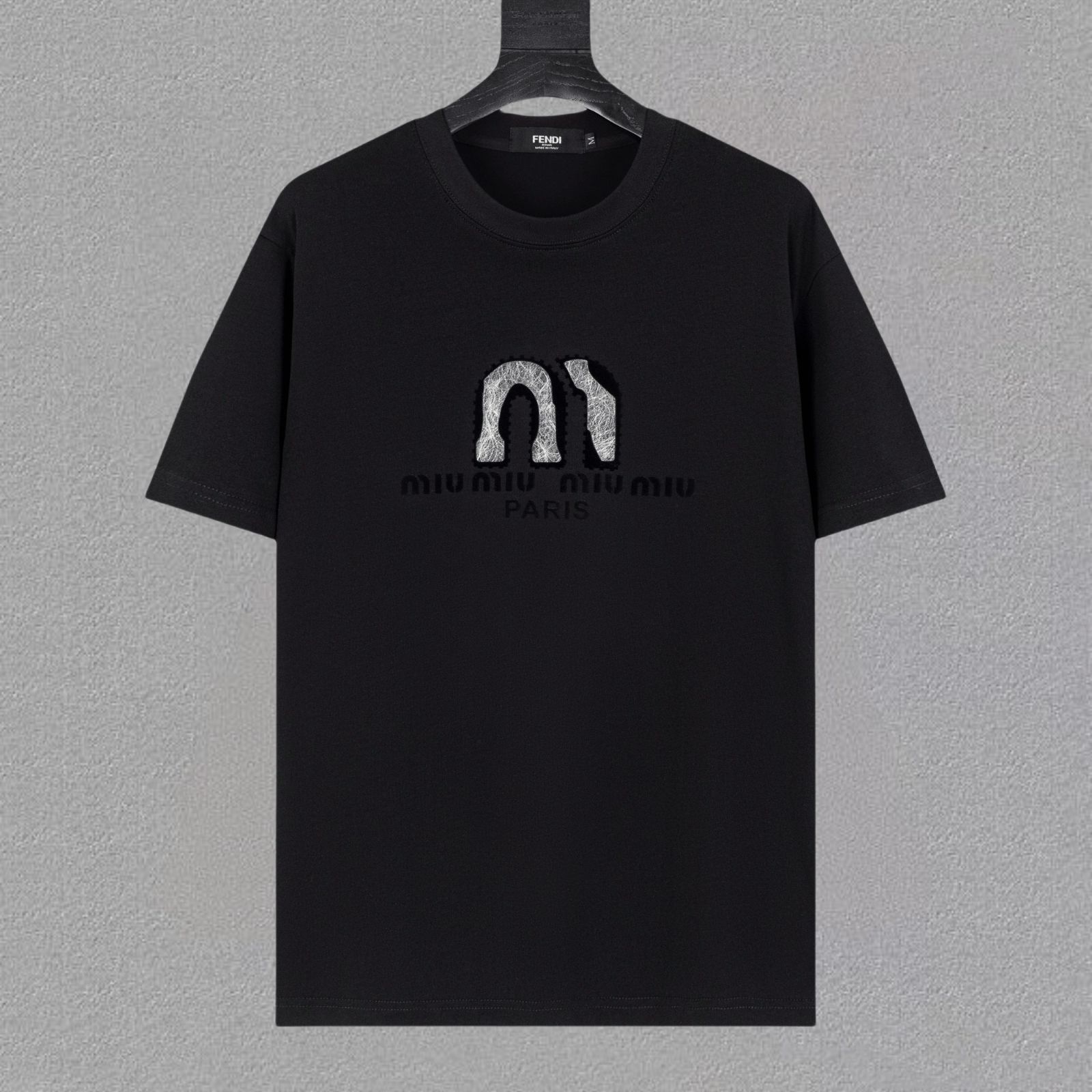 今日特価】MIU MIU ミューミュー 25ss プレミアムプリント T