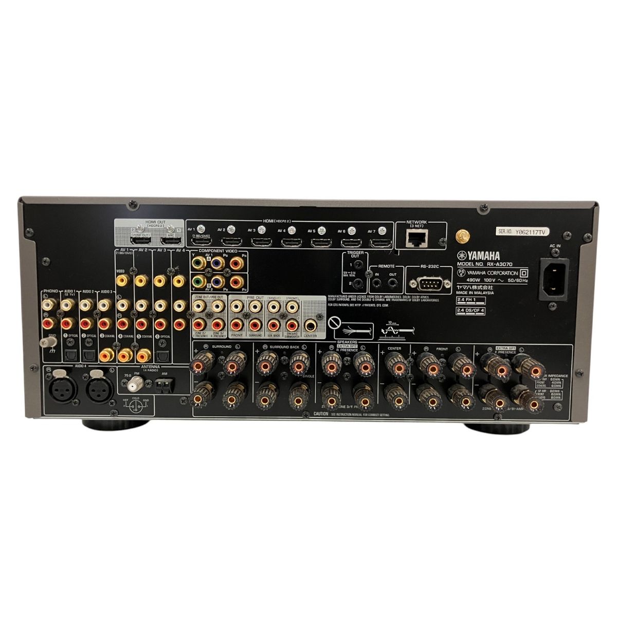 AVレシーバー 音響機材