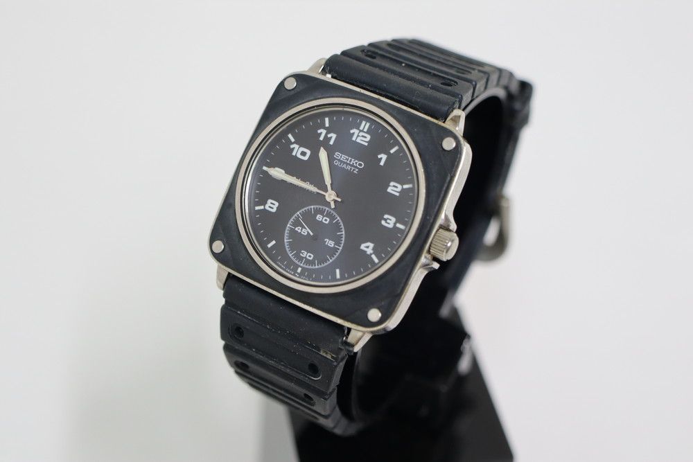 ◆SEIKO セイコーSiliverWaveシルバーウェーブ 文字盤ブラック 腕時計