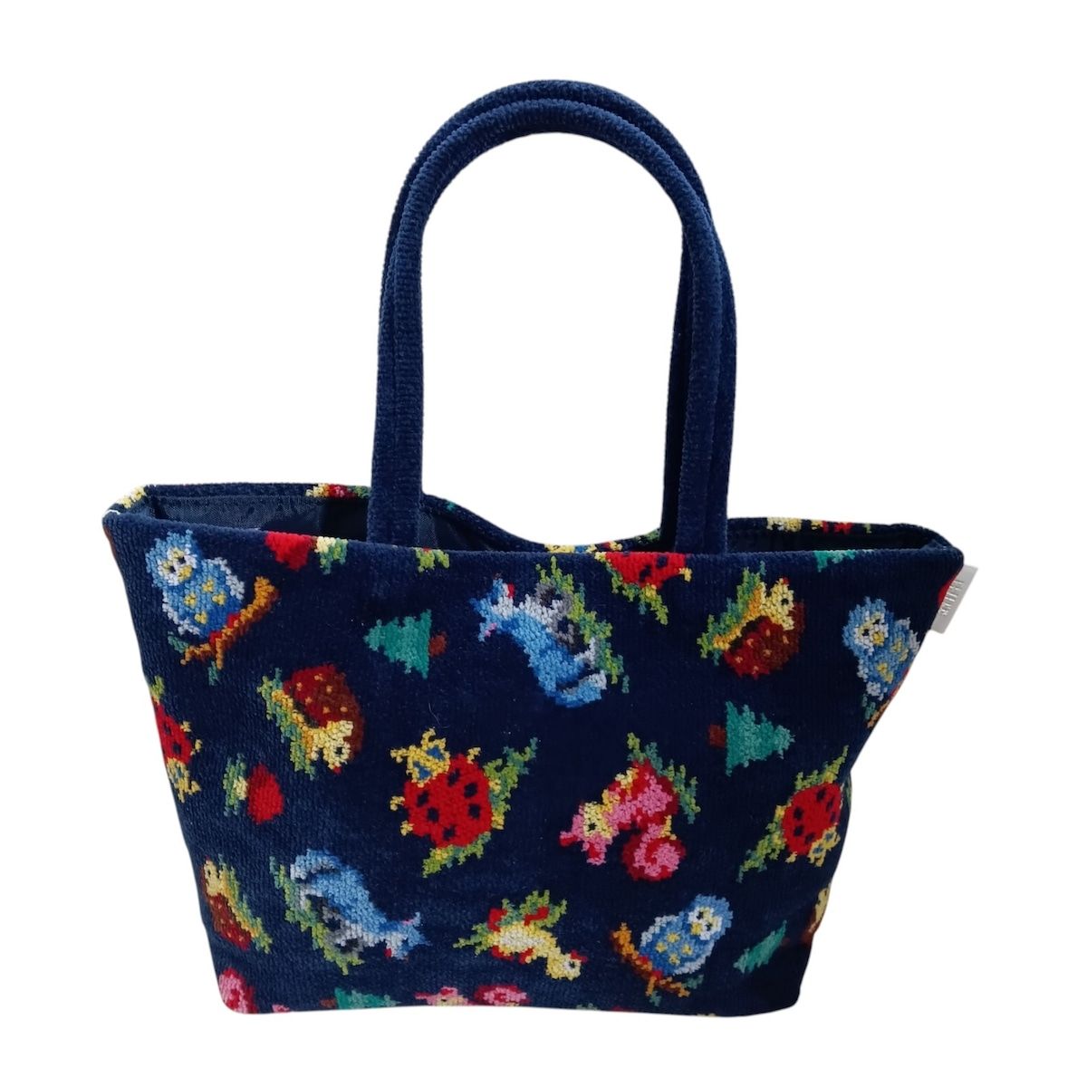 FEILER フェイラー トートバッグ - ブルー×レッド×マルチ